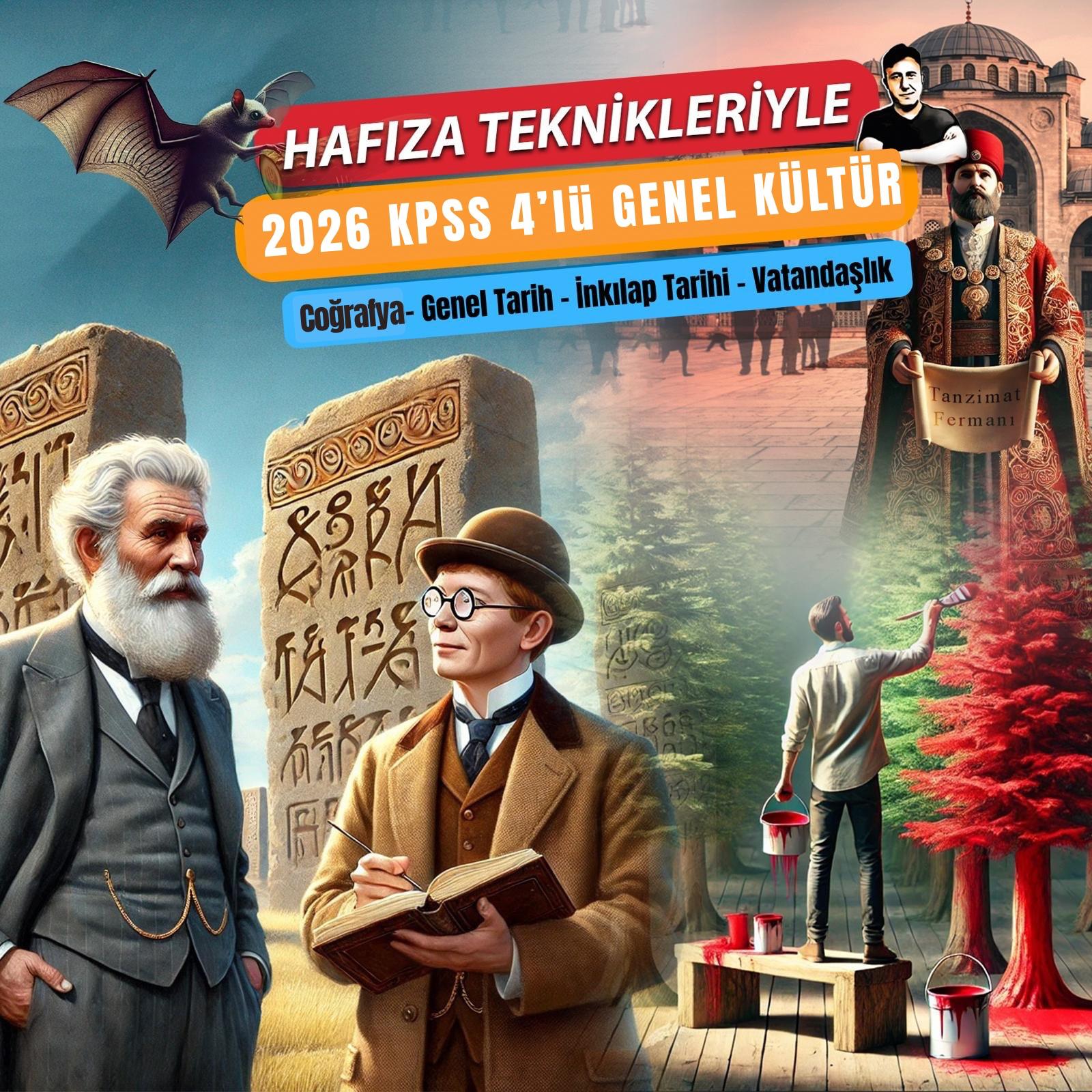 2026 KPSS HAFIZA TEKNİKLERİYLE 4’LÜ SÜPER PAKET