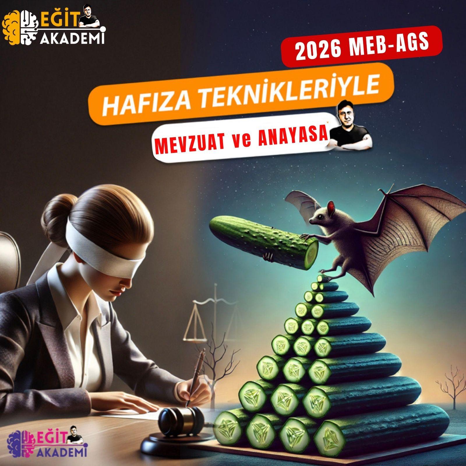 2026 MEB-AGS HAFIZA TEKNİKLERİYLE MEVZUAT ve ANAYASA