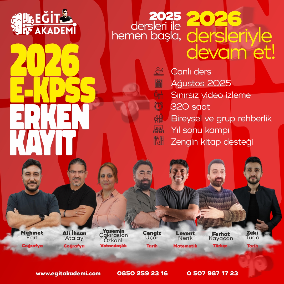 2026 E-KPSS CANLI/VİDEO DERS PAKETİ
