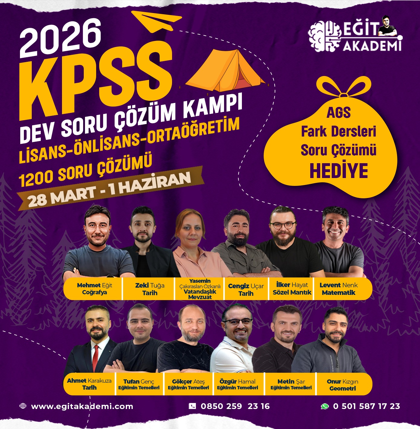 2026 KPSS & AGS 1500 SORU ÇÖZÜM KAMPI