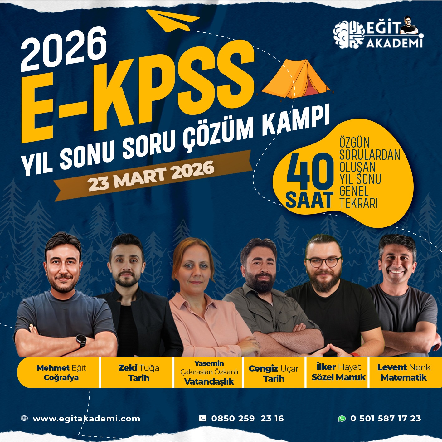 2026 E KPSS 40 SAATLİK YIL SONU SORU ÇÖZÜM KAMPI