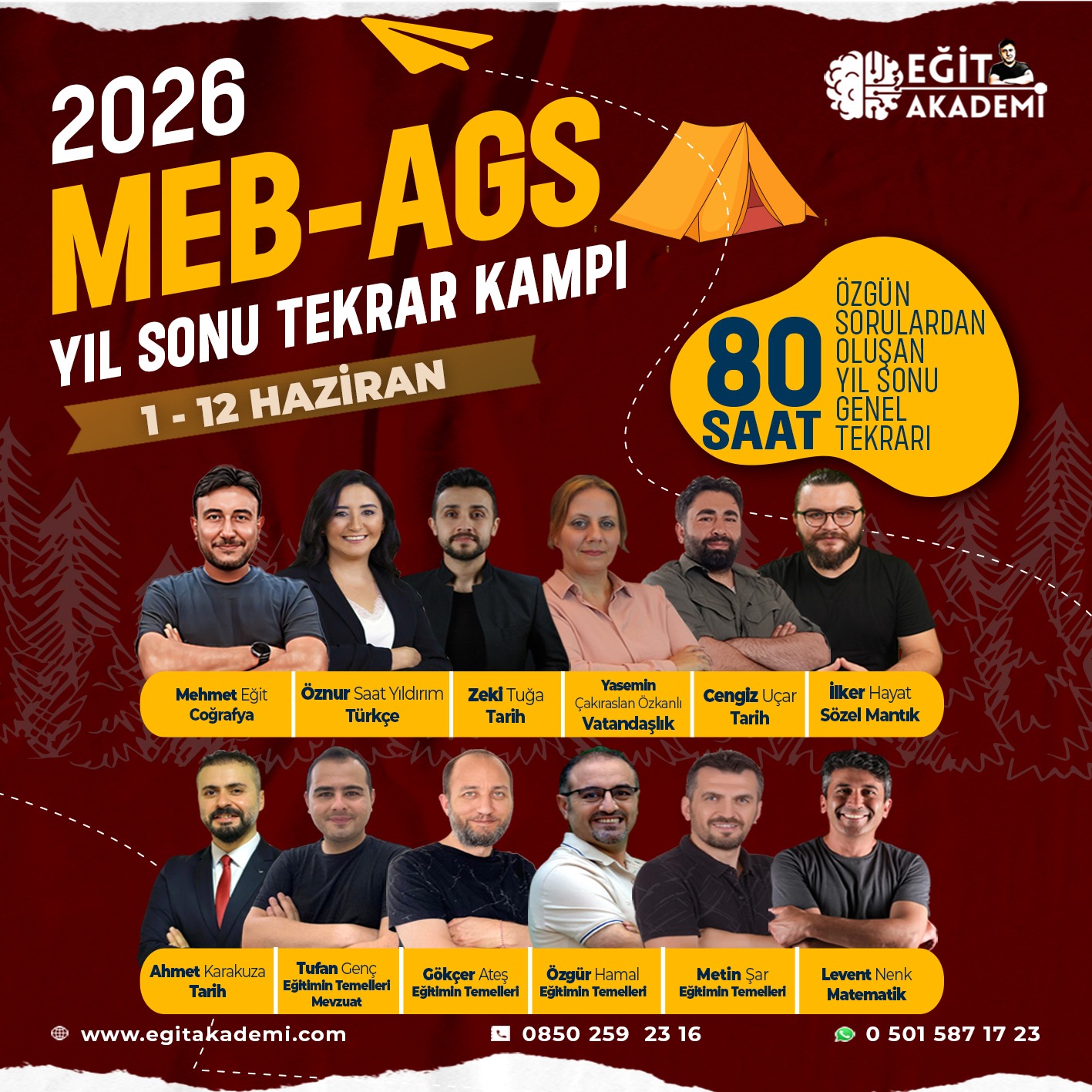 2026 KPSS & AGS 80 SAATLİK YIL SONU SORU ÇÖZÜM KAMPI