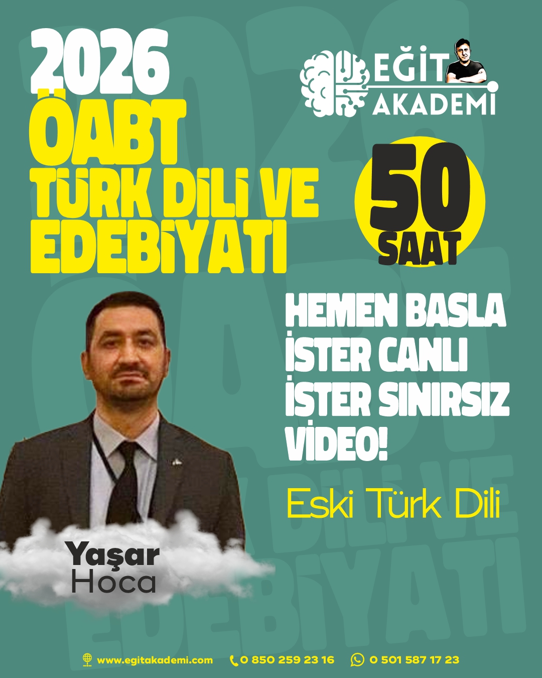 2026 EDEBİYAT ÖABT ESKİ TÜRK DİLİ