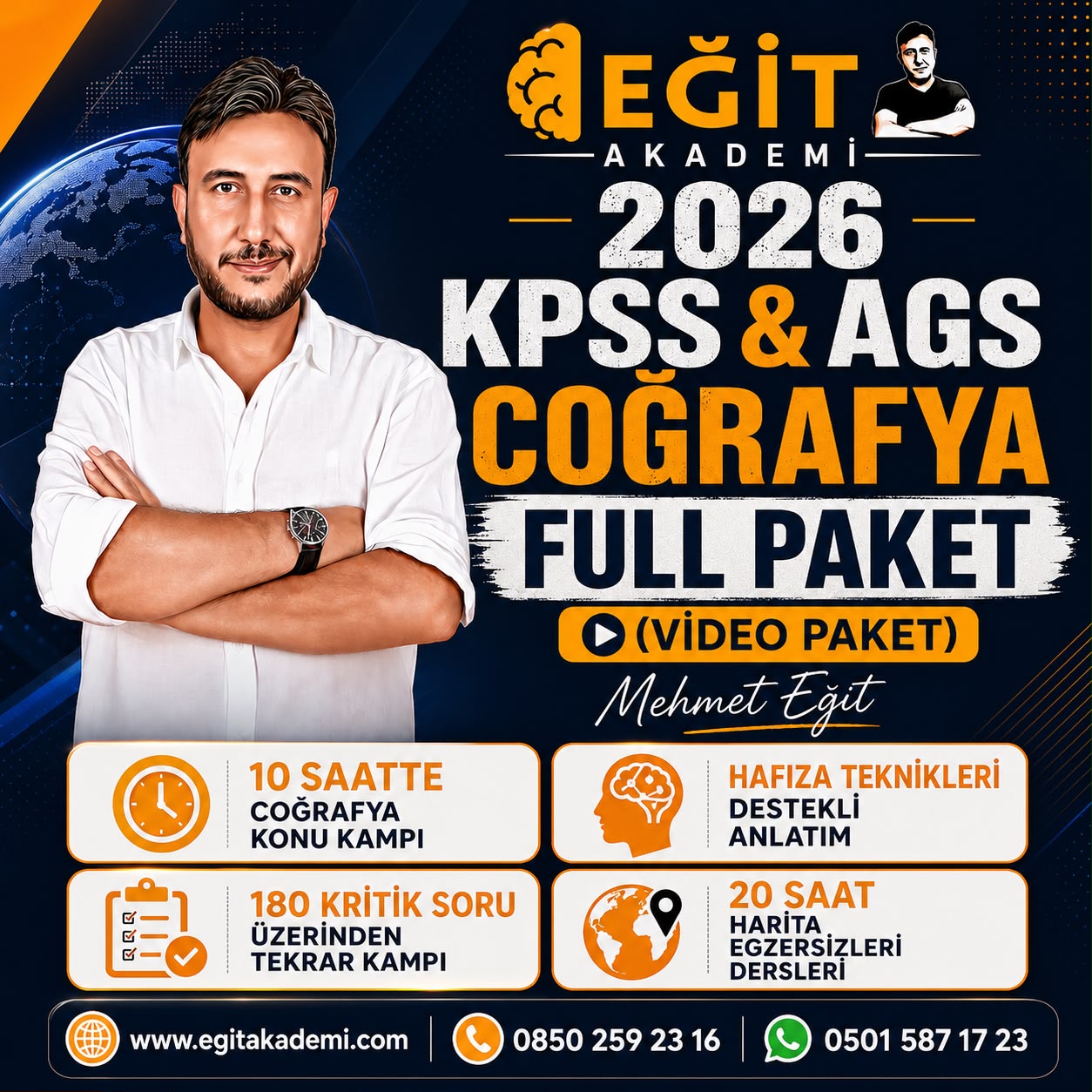 2026 KPSS & AGS COĞRAFYA FUL PAKET (VİDEO)