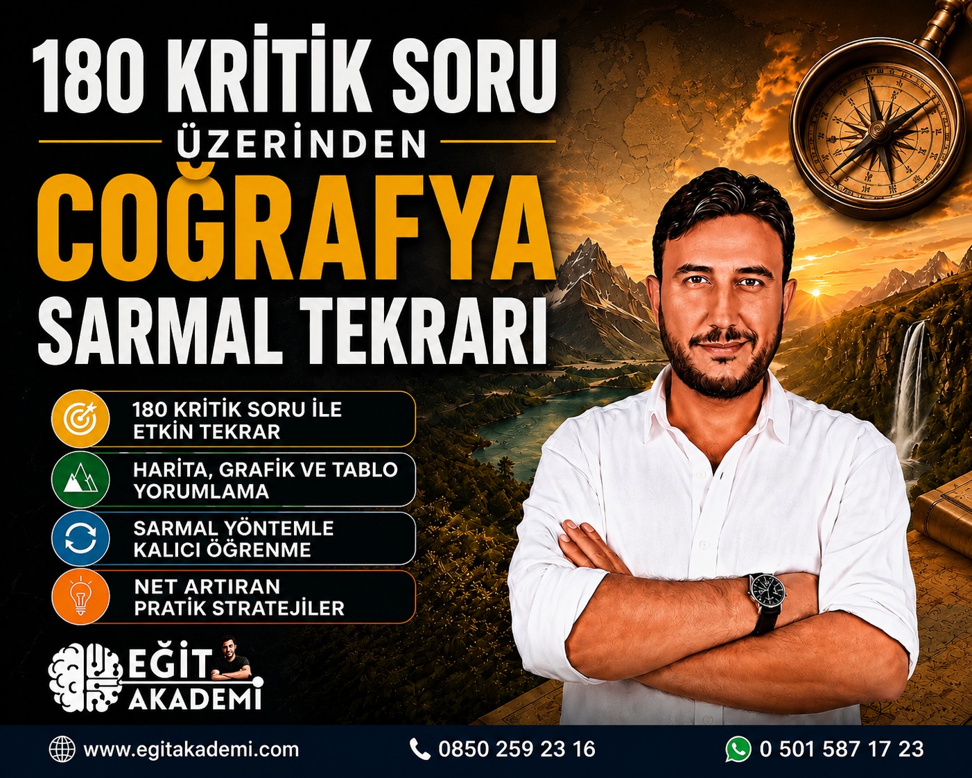 2026 KPSS & AGS COĞRAFYA YIL SONU SORU ÇÖZÜM KAMPI PAKETİ (VİDEO)