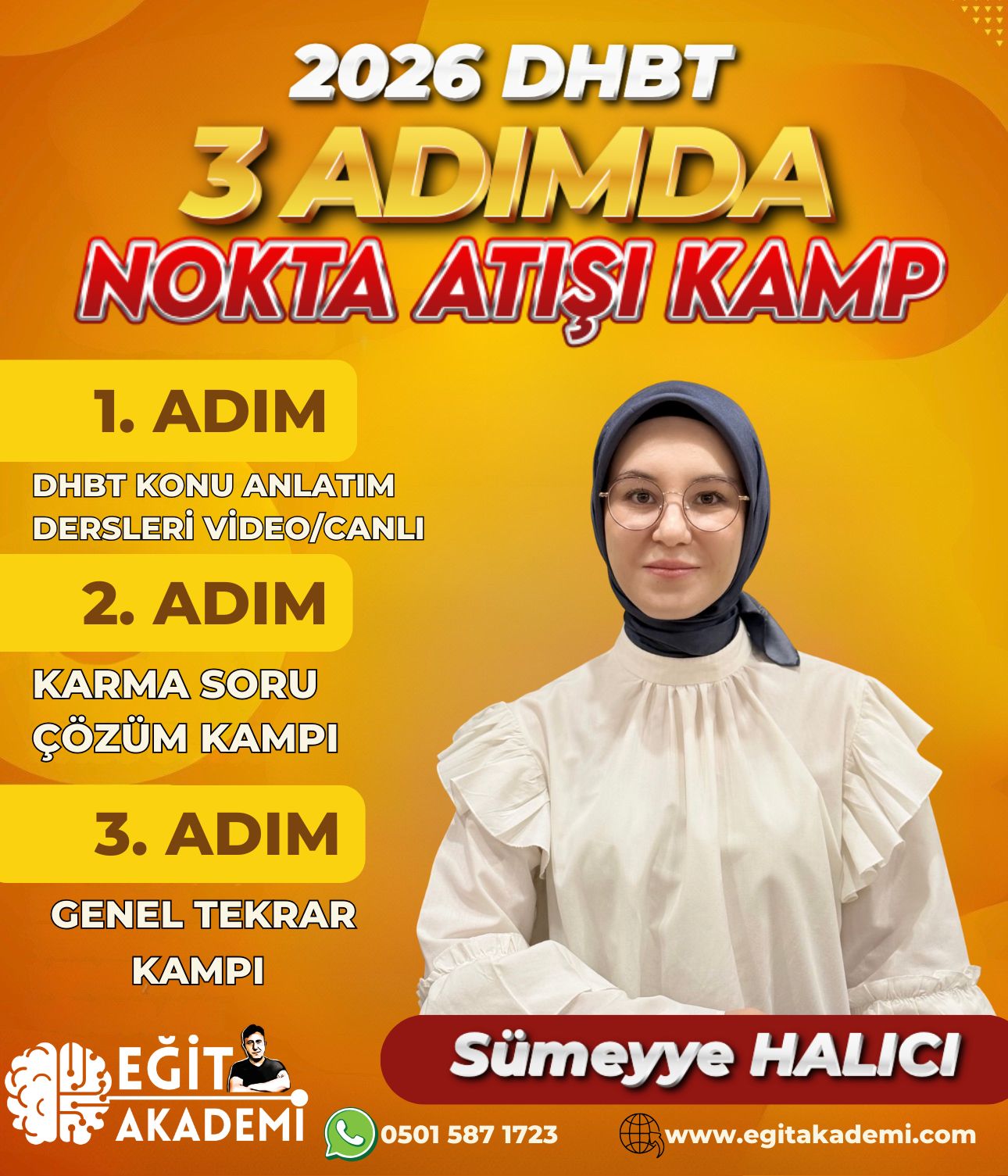 2026 DHBT 3 ADIMDA NOKTA ATIŞI KAMP PAKETİ